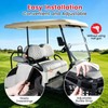 Golf Cart Seat Covers Front & Rear Sets 2 PCS