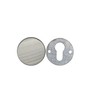 Satin Stainless Steel Escutcheon Key Hole Cover Plate Blank Profile