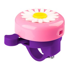 Thyonta Little Daisy Children's Bicycle Bell Crisp Sounding Sunflower-Shaped Mountain Bike Horn Suitable for Balance Bike Scooter Riding（Purple）