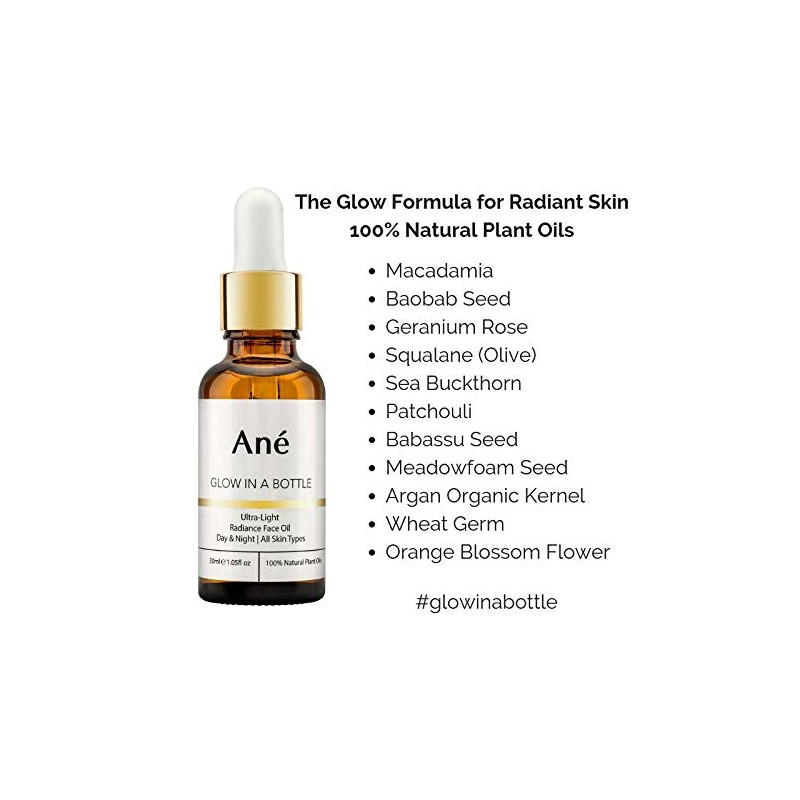 Ané Glow in a Bottle - Aceite facial antienvejecimiento