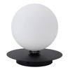 White Glass Globe Ceiling Light 18cm Diameter G9 Base Globe