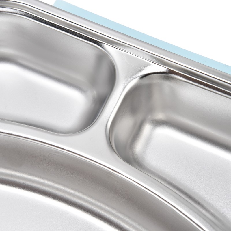 1L Bento Box 304 Stainless Steel Compartment Leak Proof Portable