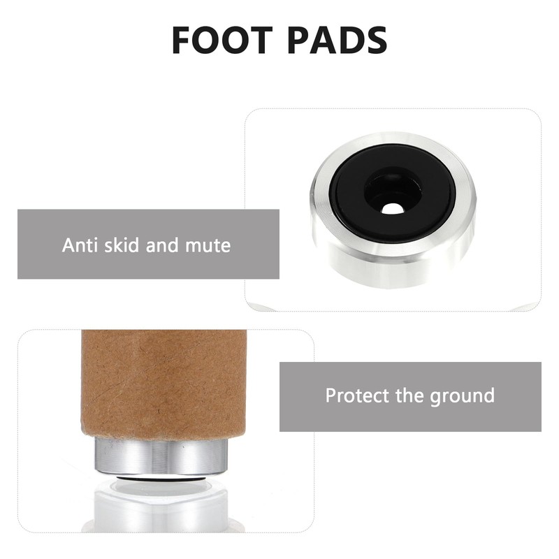 4 Pcs Aluminum Anti-Vibration Pads for Universal Speaker - Vibration