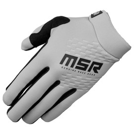MSR™ Frost Moto Insulated MTB Mountain Bike Dirt Bike Motocross MX BMX Outdoor Sports ATV UTV Powersports Riding Gloves for Men and Women Large Grey