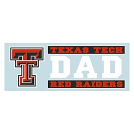 Craftique Texas Tech Decal (TT TEXAS TECH DAD DECAL (6''), 6 in)