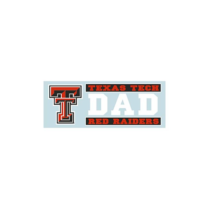 Craftique Texas Tech Decal (TT TEXAS TECH DAD DECAL (6''),