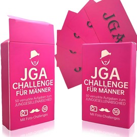 Eroionet 50 Photo Tasks JGA, Photo Tasks JGA Men, JGA Challenge for Men - Funny Tasks & Photo Challenges - 50 Playing Cards + 1 Instructions (English language not guaranteed) - Party Game Stag Night