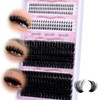 Lash Clusters with Bottom Lashes Volume Eyelash Clusters Thick Cluster