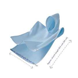 BlueForest Baby Hooded Towel - Wearable Bath Towel for Toddler & Infant - 100% Cotton Waffle Fabric - Bathrobe Puncho Designed for Bath Time, Shower & Pool Accessories - Perfect as Newborn Gift (Light Blue)