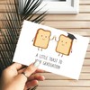 Gevinna Funny Food Pun Graduation Card for Him Her, Cute