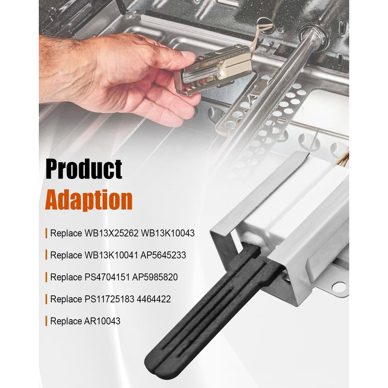 ULZOZN Gas Oven Range Igniter Compatible with GE, Gas Stove