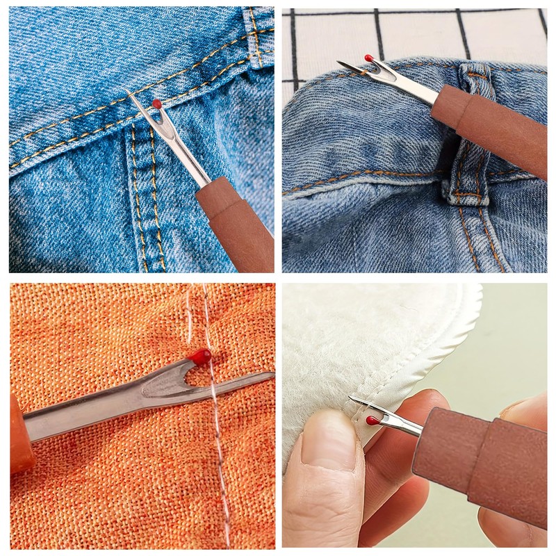 WedDecor Wooden Seam Ripper & Stitch Remover – Precision Tool