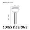 LUXIS DESIGNS Professional Stainless Steel Triangular Peeler - Lancashire Peeler