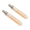 2 PCS E14 LED Light Bulb 3w Golden Tubular Bulb