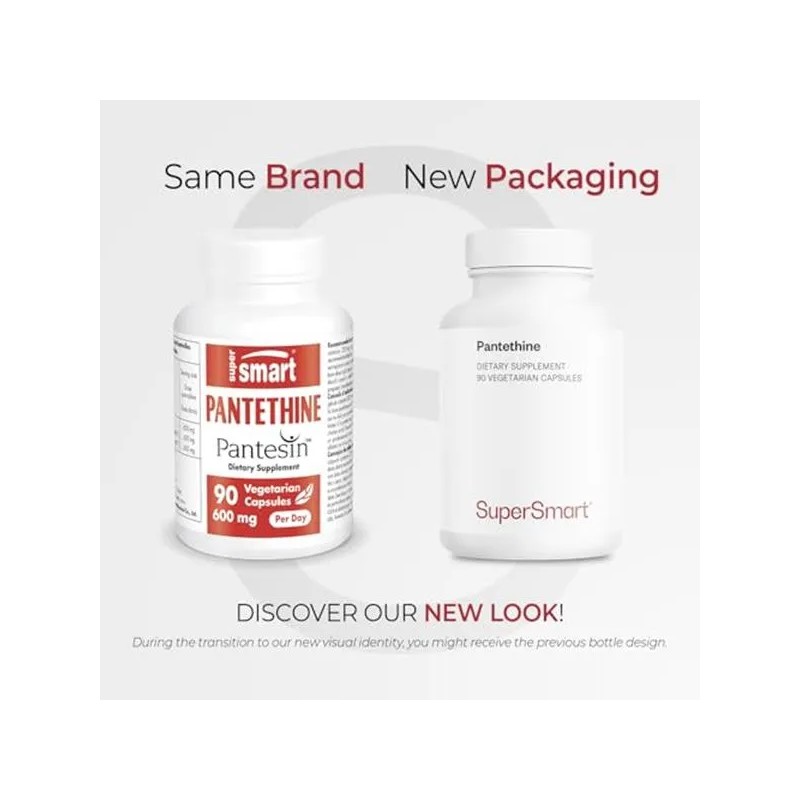 Pantesin Pantethine 600 Mg Al Da Supersmart 90 Cpsulas