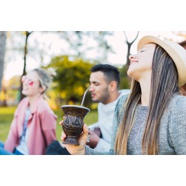 Organic Mate Set, 3 x 250 g - Green Chimarrao, Roasted Medium Cut & Green Medium Cut Including 2 x Bombilla Free - from the Brazilian Family Business - Peppermintman