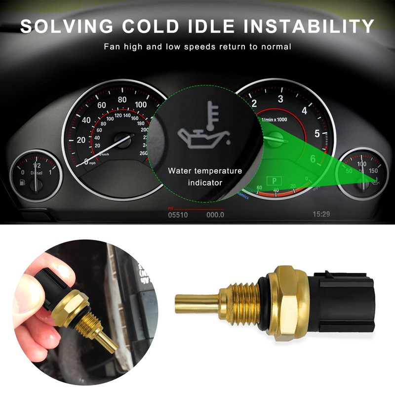 MUQIDA New Differential Oil Temperature Sensor, Replaces Part Number 1434050
