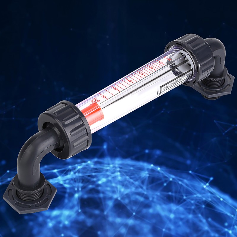 LZS-15W Elbow Liquid Flowmeter ABS Plastic Tube Type Waterflow Meter