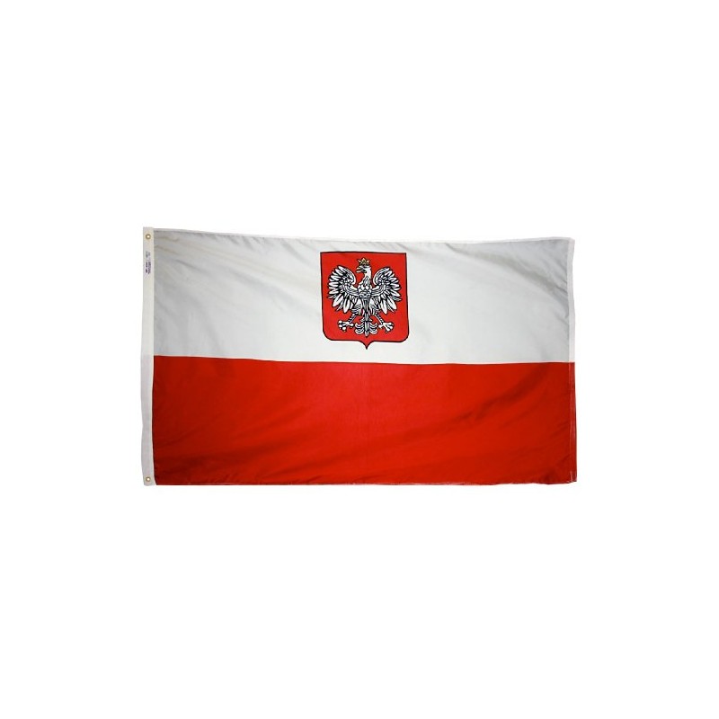 Poland w/Eagle Flag Nylon 5 ft. x 8 ft.