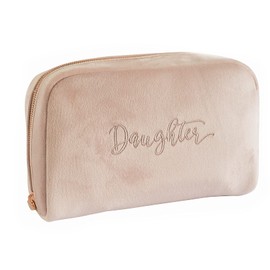 Said With Sentiment Daughters Velour Cosmetic Bag