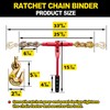 FITHOIST Ratchet Chain Binders 5/16'' - 3/8'' | 2-Pack Load