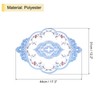 sourcing map Retro Lace Placemat 12x17-in Oval Embroidered Table Place
