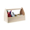 Artemio Wooden Tool Box 30 cm, Wood, Beige, 30 cm