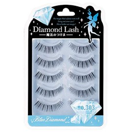Diamond Lash [no.303] 5 pairs (for upper eyelashes) for natural voluminous eyes with a sense of presence
