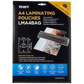 A4 Laminating Pouches 150 MCN (PK 25)