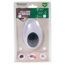 Rosewood 2-in-1 Bath & Groom Brush for Cats & Dogs