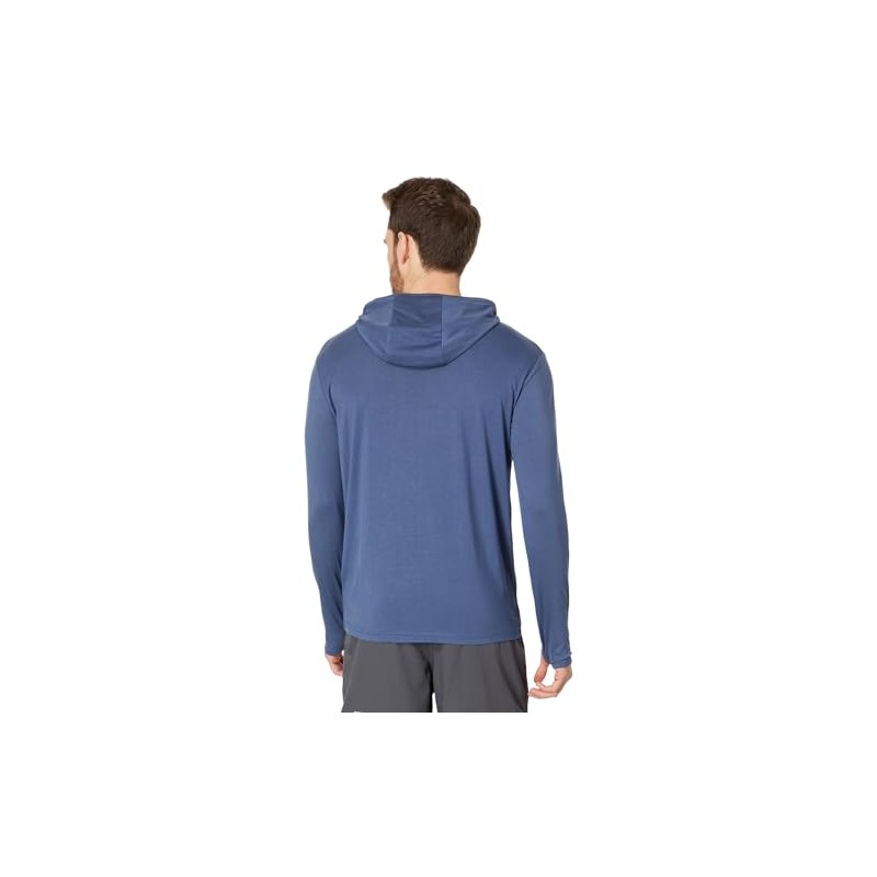 Billabong Eclipse Hooded Long Sleeve Rashguard Slate Blue MD