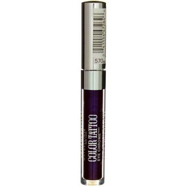 Maybelline New York Color Tattoo Eye Chrome Eyeshadow, Sharp Purple, 0.11 fl. oz.