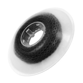 Annhua Orthodontic Power Chain, 15FT Dental Spool Elastic Rubber Band Elastic Chain for Braces, Black Power Chain for Braces - 4# (Black, Long)