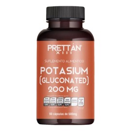 Suplemento en cápsula Prettan XIII Nutrition Series Proteínas de Gluconato de Potasio x 500mg