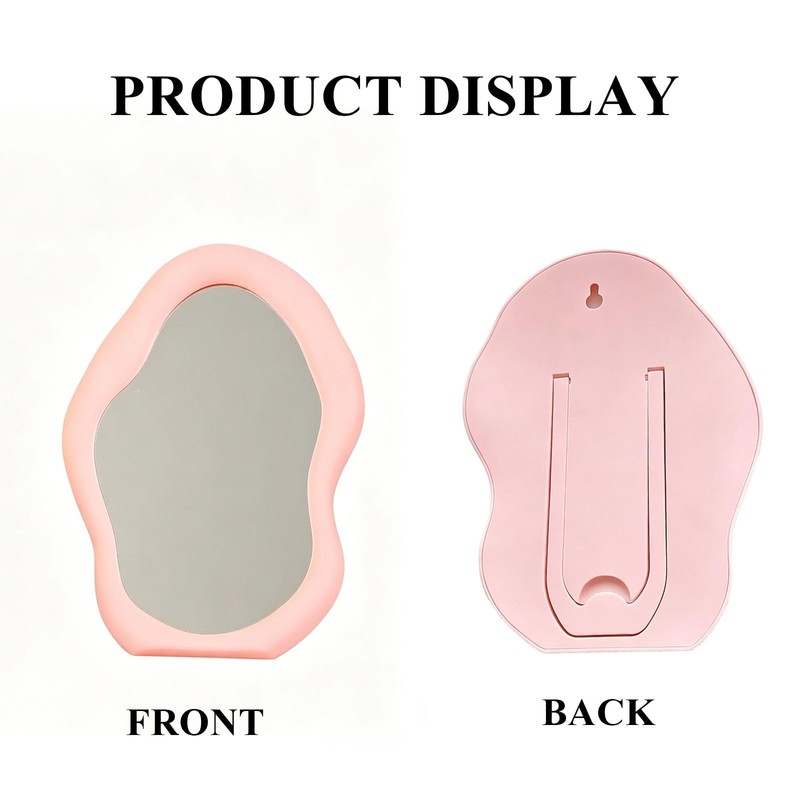 Cloud Desk Mirror, 9.8x6.9 in Cute Small Table Makeup Mirrors
