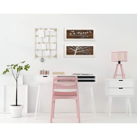 Gango Home Decor Contemporary When in Doubt Pedal & Keep Moving Forward by Marla Rae (Ready to Hang); Two 12x18in White Framed Prints