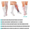 Medias de compresión antiembolismo, calcetines de manguera unisex hasta la