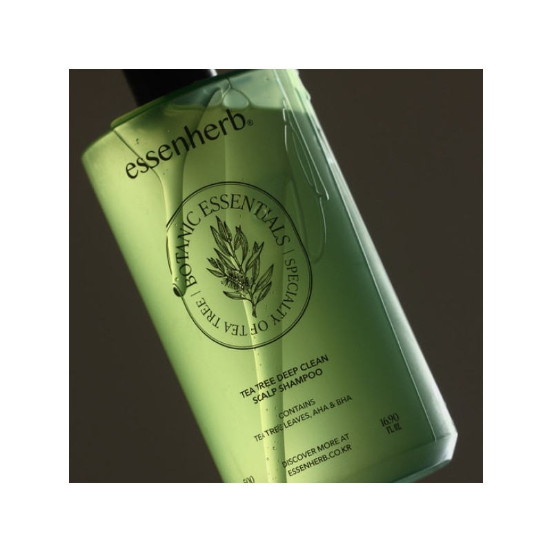 Essen Herb Tea Tree Deep Clean Scalp Shampoo 500ml /