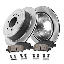 Callahan Front Brake Kit For 2015 2016 Chevy Colorado GMC Canyon Replacement Brake Rotors and Ceramic Pads