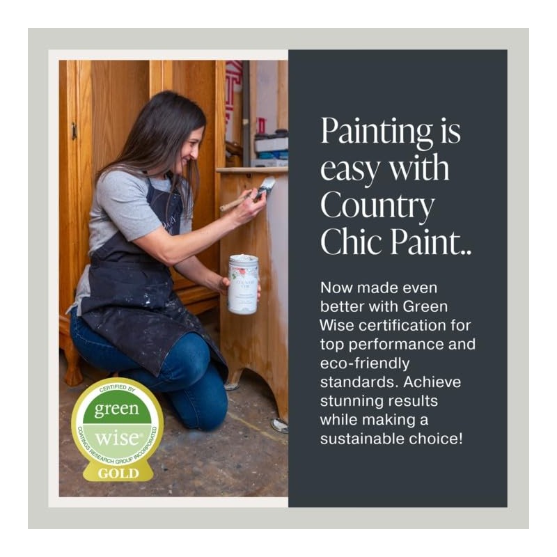 Country Chic All-in-One Chalk Paint for Furniture, Cabinets, Home Decor,