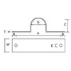 Pipe Saddle Clamp - Anchor - 10 mm ID, 9