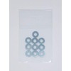 M4 Flat Washers (Flat Washers) Uniqlo Plating, 10 Pieces