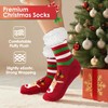 wipalor Christmas Socks for Women Mens with Non-Slip Grippers, Fuzzy