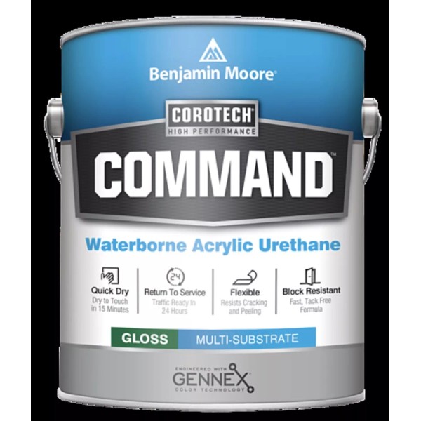 Benjamin Moore (2) Gallons COROTECH GLOSS Base 1 High-Performan