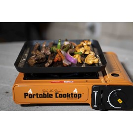 CanCooker Griddle Top for Portable Cooktop Burners | Non-Stick Griddle Easily Converts Multi-Fuel Burner Systems to a Griddle Surface | Perfect for Camping, Overlanding