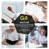 G4GADGET A5 Day A Page Diary Black 2025 | Hardback