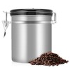 1.5L 304 Stainless Steel Airtight Coffee Beans Container Storage Canister
