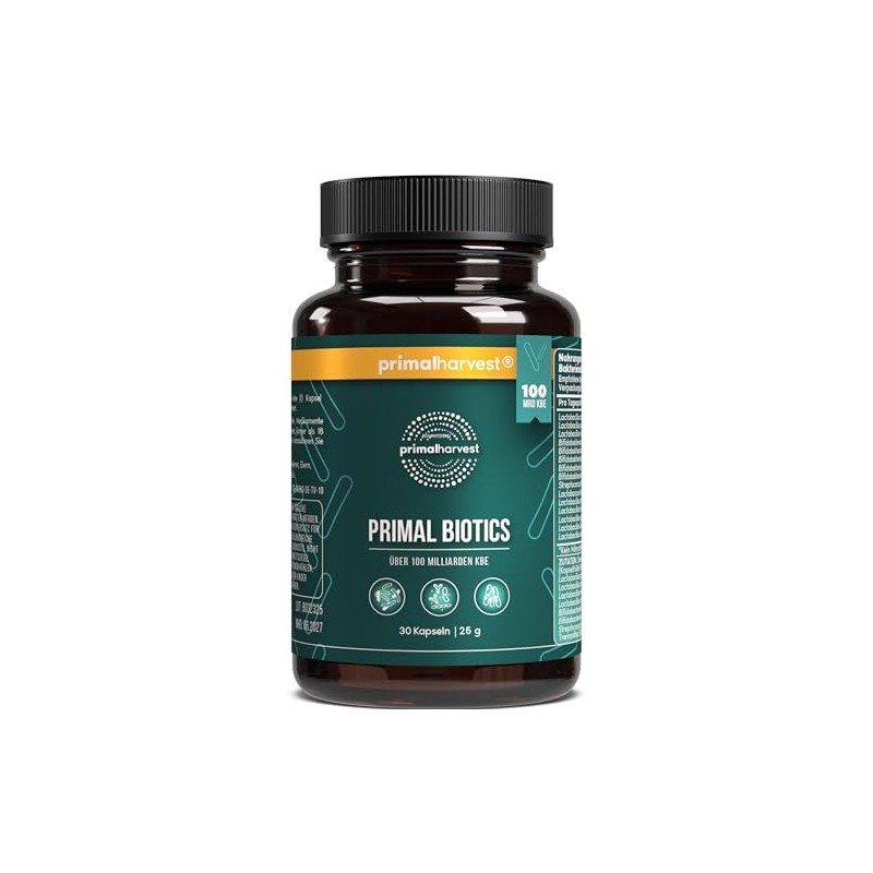 Primal Biotics Daily Supplement, Gluten & Soy Free, Vegetarian