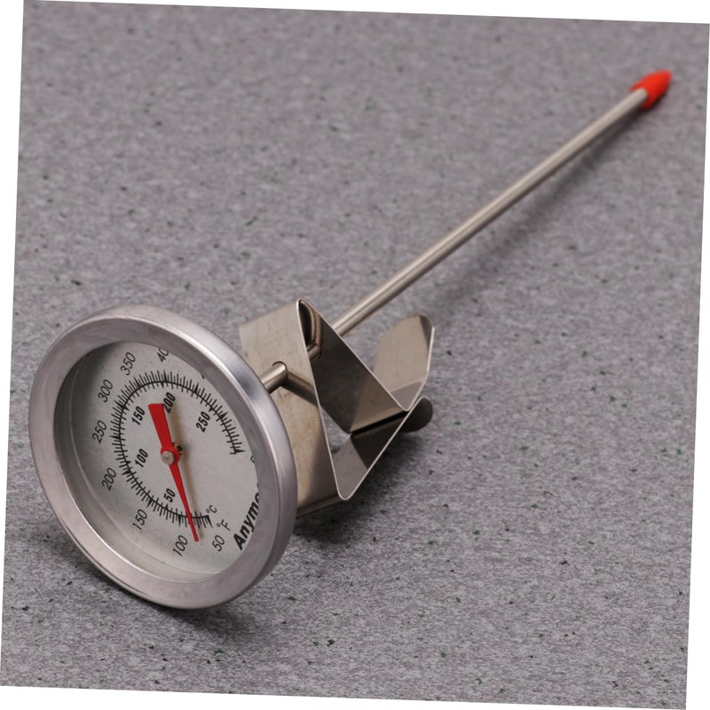 STOBAZA 1pc Stainless Steel Barbecue Thermometer Dial Baking Thermometer for