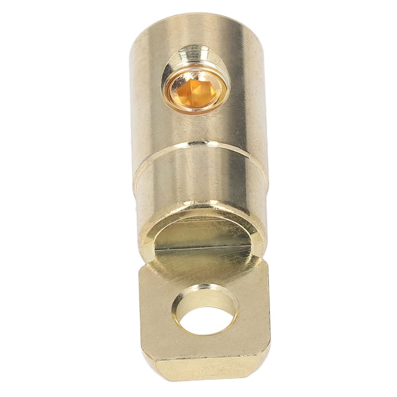 Pair Power Battery O Ring Terminals Brass Gold Plated High